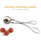 thumbnail image 3 of Irfora Albóndiga Scoop Ball Maker Antiadherente Acero inoxidable Carne Baller Pinzas Baller Cookie Scoop Cake Masa de arroz Ice Scoop Pinzas para utensilios de cocina Irfora Pinzas de cuchara, 3 of 7
