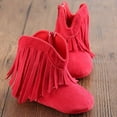 thumbnail image 3 of Newborn Toddler Tassel Boots Baby Infant Boy Girl Soft Soled Winter Shoes, 3 of 6