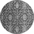 thumbnail image 1 of Ahgly Company Indoor Round Oriental Gray Industrial Area Rugs, 3' Round, 1 of 4