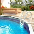 thumbnail image 2 of PIT66 2Pcs Heavy Duty Resin in-Pool Above Ground Swimming Pool Ladder Fit for Ladder Flange 832414, 2 of 12