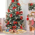 thumbnail image 5 of SKYSONIC Thanksgiving Christmas Tree Skirt Thanksgiving Tree Skirt for Holiday Party Home Christmas Day Ornaments 36", 5 of 6