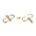 thumbnail image 4 of Hebillas de metal Unique Bargains 4uds 22x10mm Dorado Tono, 4 of 7