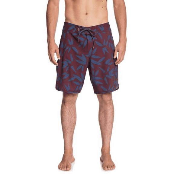 Quiksilver Odyssey Trunks Mens Burgundy Blue 30