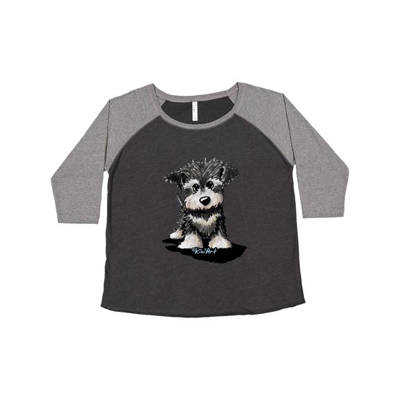 Inktastic Schnauzer Pup Women's Plus Size T-Shirt