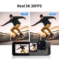 thumbnail image 5 of Cámara de Acción 5K WiFi 4K 60FPS Dual IPS 2.2 LCD Táctil Gran Angular Impermeable Zoom 5X Cámara Deportiva Antivibración con Control Remoto, 5 of 5