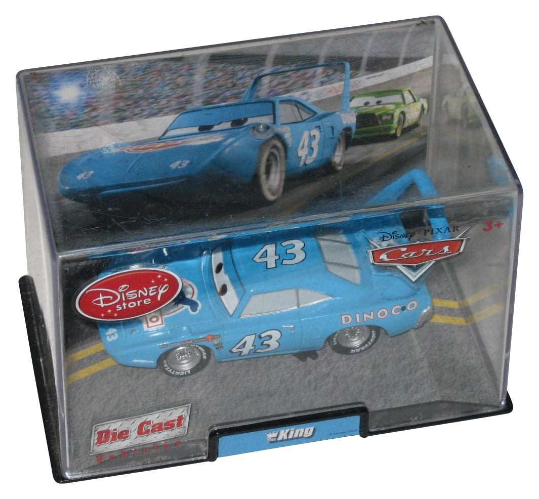 Disney Cars Movie The King (2010) Mattel Stocking Stuffer Blue Toy Car -  (Dented Plastic) - GKWorld