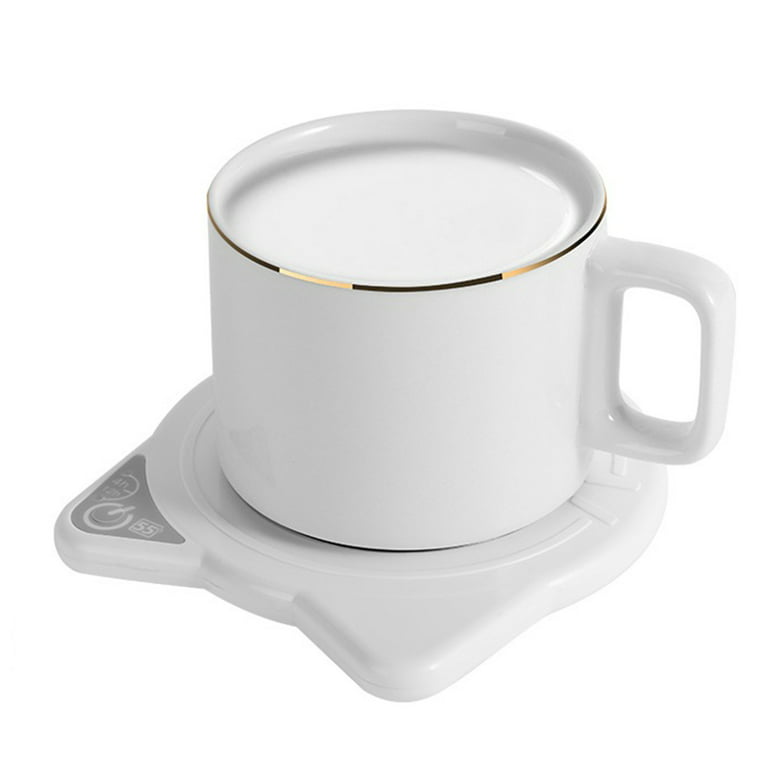 HGYCPP Cute Cat Coffee Mug Warmer Pad & Cups Electric Power Cup