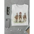 thumbnail image 3 of Painting Of Horse Racers T-Shirt Men -Image by Shutterstock, Male Medium, 3 of 4