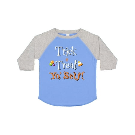 

Inktastic Trick or Treat Yo Self with Candy Corn Gift Toddler Boy or Toddler Girl T-Shirt