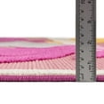 thumbnail image 5 of Unique Loom Aruba Outdoor Collection Area Rug - Barcadera (7' 10" x 10' Rectangle Pink/Ivory), 5 of 7