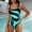 Light Blue, variant on Women's One Piece Swimsuit - Tummy Control Scoop Neck Backless Swimwear with Soft Cup, UPF 50+ for Beach & Pool (Sizes S-XL)