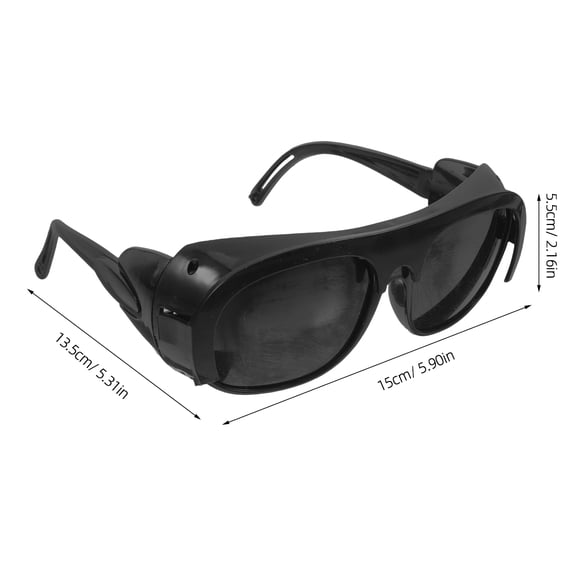 AURARMLET 6Pcs Protective Glasses Black Welding Goggles For Brazing UV Protection Durable Materials Back to School