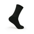 thumbnail image 2 of Fruit of the Loom All Day Comfort Crew Socks for Women, Black, Sizes 4-10 (6-Pack), 2 of 9