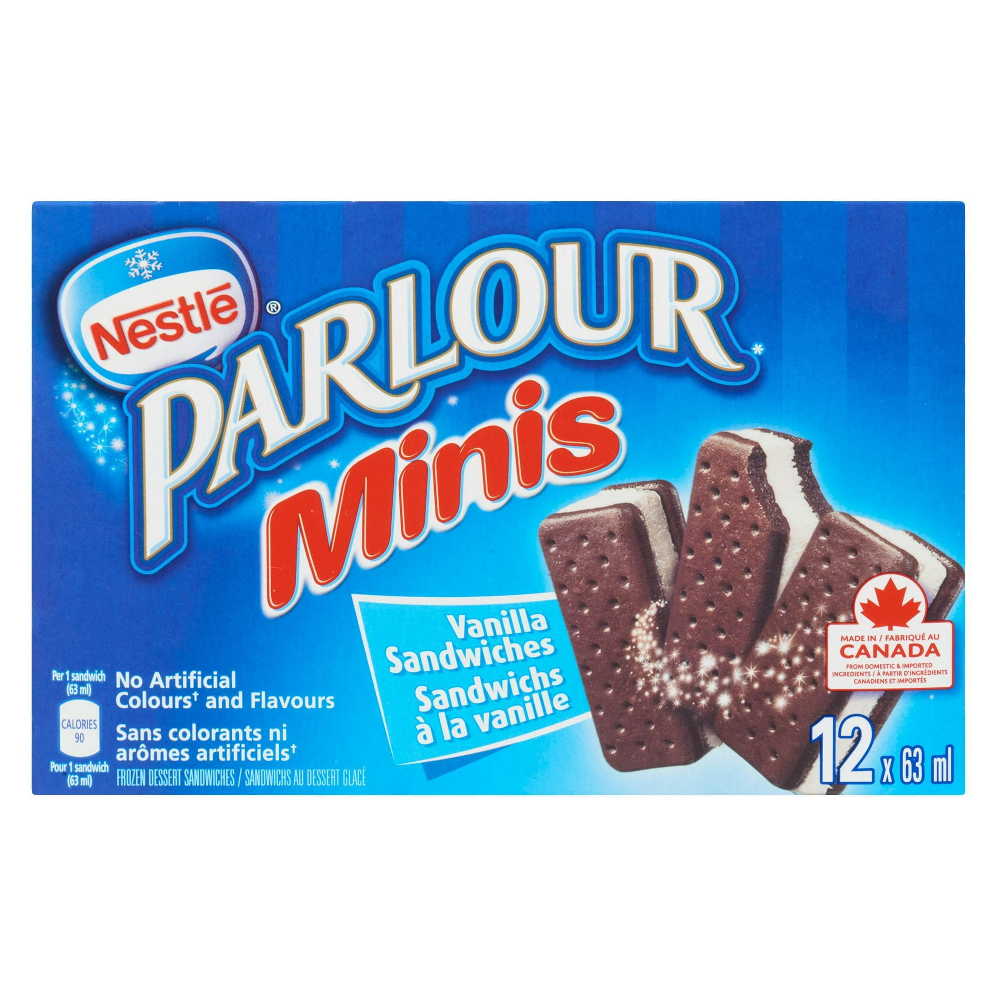 Sandwichs à la vanille PARLOUR Minis 12 x 60 ml