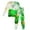 Green_030, variant on YOUSNH Outfit for Kids Children's Long Sleeve St. Patrick's Day Cartoon Print Homewear Top Pants Suit Casual Wear Girls Casual Set Green_001 2-3 Years