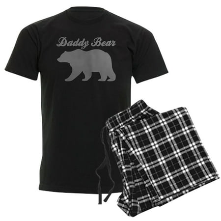CafePress - Daddy Bear Men's Dark Pajamas - Men's Dark Loose Fit Cotton Pajama Set