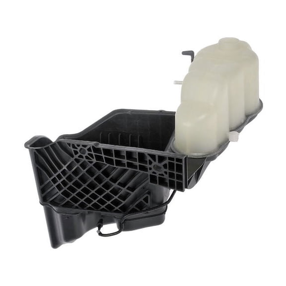 Front Radiator Coolant Overflow Tank Reservoir - Compatible with 2008 - 2010 Ford F350 Super Duty 6.4L V8 2009
