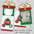 thumbnail image 3 of Big Dot of Happiness Ornaments - Holiday and Christmas Party Money and Gift Card Sleeves - Nifty Gifty Card Holders - 8 Ct, 3 of 8