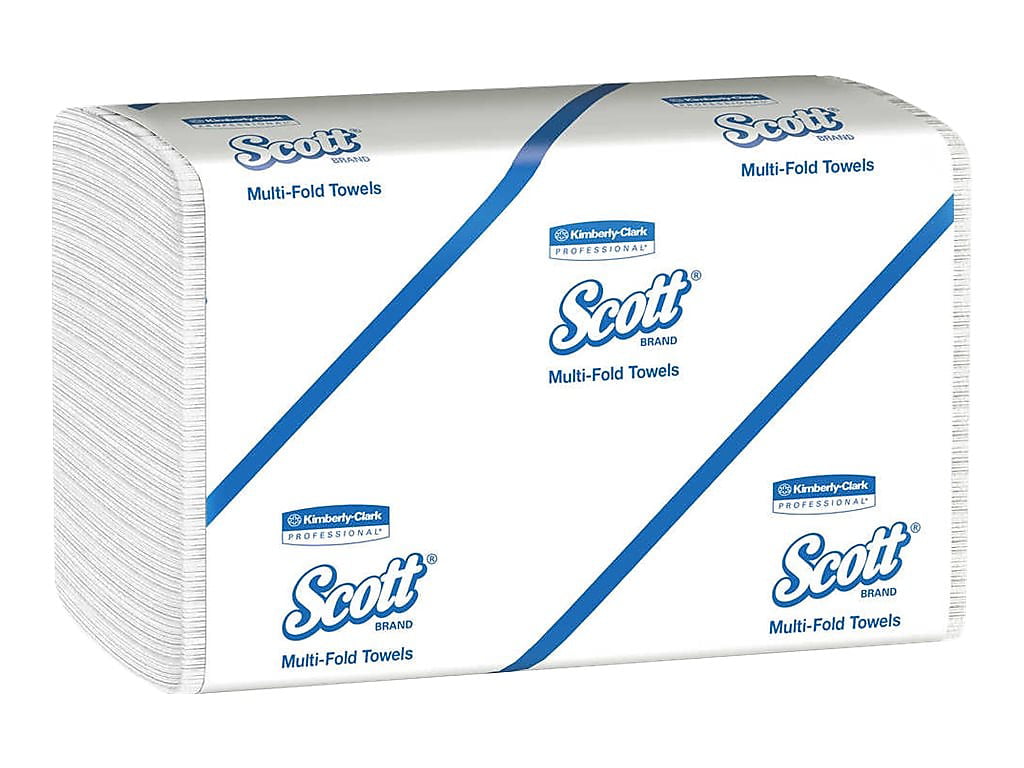 Scott Multi-Fold Towels, Absorbency Pockets, 9 2/5 x 9 1/5, 250/Pack