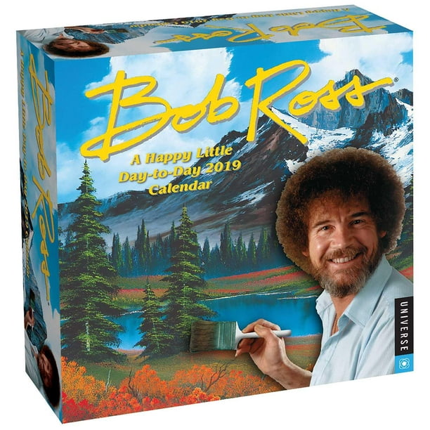 Bob Ross A Happy Little DayToDay 2019 Calendar (Other)