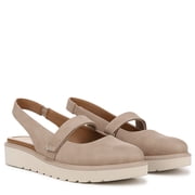 Naturalizer Women's Edison Slingback Mary Jane Flat Warm Taupe Tan 11M