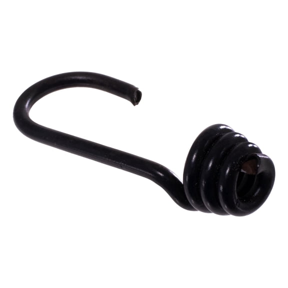 Wire Bungee Cord Hooks  Shock Cord  10 Pack - Black - For Boating, Camping, Auto, and Outdoor Uses