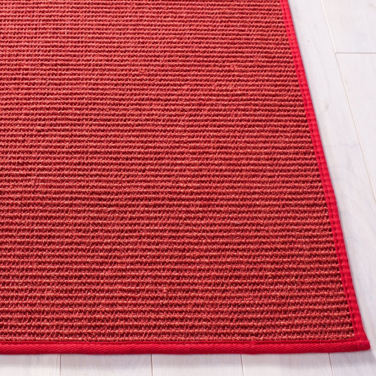 SAFAVIEH Martha Stewart Maximillian Solid Area Rug, Red, 8' x 10'