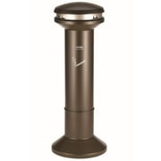 Rubbermaid Infinity Ultra Aged Bronze Smoke Receptacle