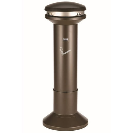 Rubbermaid Infinity Ultra Aged Bronze Smoke Receptacle