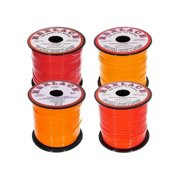 The Beadsmith Rexlace Multicolor Bundle Packs – 100 Yards of Each Color (Fire)