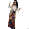 thumbnail image 2 of Underwraps Fringed Vest Halloween Fancy-Dress Costume for Adult, with Patches Regular One Size, 2 of 3