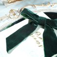 thumbnail image 4 of Green Velvet Ribbon Christmas Bow 5 Inch Premade Dark Green Bows for Christmas Tree Hanging Decorations Gift Wrapping Wreaths Crafts Outdoor Indoor Home Decor Wedding Pack of 12 12*Bow Tie Clearance!, 4 of 8