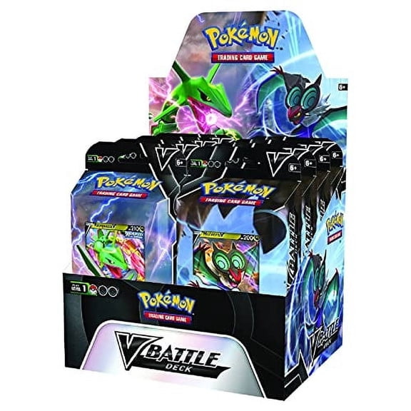 Juego de cartas coleccionables Pokémon Battle Deck Rayquaza V o Noivern