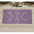 thumbnail image 1 of Eastern Decorative Rug, Oriental Culture Pattern of Paisley Bloom Flowers and Bohemian Leaves, Quality Carpet for Bedroom Dorm and Living Room, 6 Sizes, Pale Lavender, by Ambesonne, 1 of 1