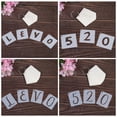 thumbnail image 6 of Uxcell 4 Inch Letter Stencils Number Stencils, 63 Pack Reusable Alphabet Templates Numbers Stencil Set Style 9, White, 6 of 6
