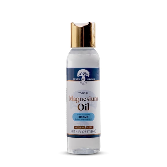 Health and Wisdom - Magnesium Oil USP- 4 fl. oz.