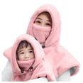 thumbnail image 3 of kaondbfi Kids Summer Travel Essentials Clothing Accessories Beanie Hats for Girls and Boys Face Headgear Bib Outdoor Hat Warm Plush Children's Cold-proof Riding Hats, 3 of 5