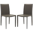 thumbnail image 2 of Safavieh Karna Modern Fully Upholstered Dining Chair, Set of 2, 2 of 9