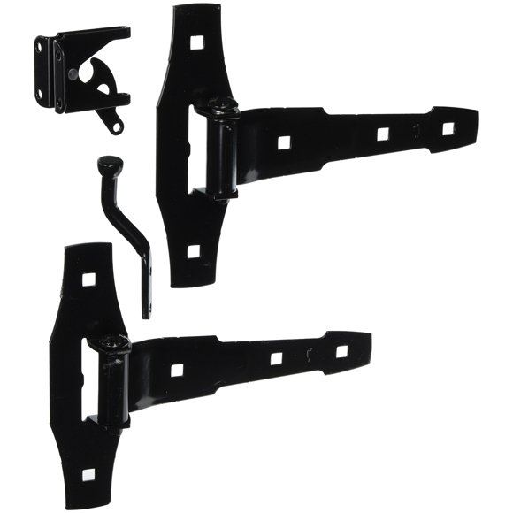 Kit de portón National Hardware N109-025 de acero negro