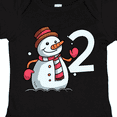 thumbnail image 4 of Inktastic 2nd Birthday Snowman Boys or Girls Baby Bodysuit, 4 of 5
