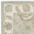 thumbnail image 5 of SAFAVIEH Blossom Fletcher Floral Bordered Wool Area Rug, Aqua/Ivory, 4' x 6', 5 of 7