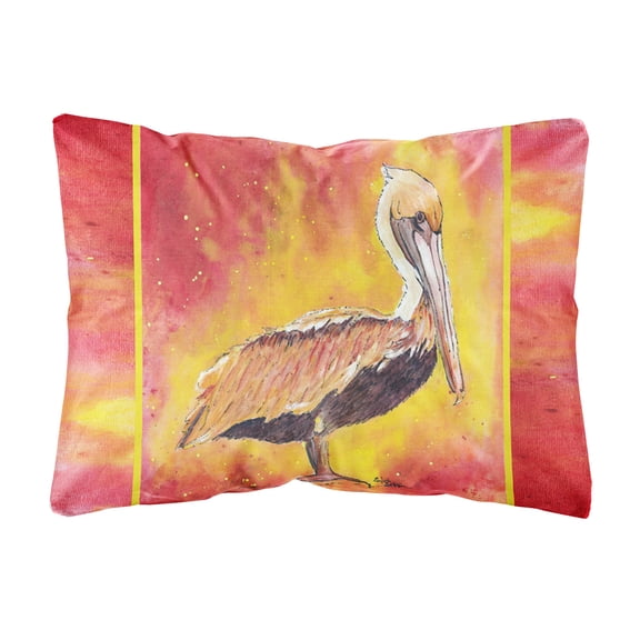 Pelican Canvas Fabric Decorative Pillow