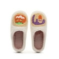 thumbnail image 5 of Halloween Slippers Spooky Ghost Slippers Cute Cozy Warm Plush Slip-On House Indoor and Outdoor Shoes, 5 of 9