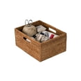 thumbnail image 3 of Kouboo La Jolla Rattan Shelf Basket with Handles, Honey Brown, Woven Rattan, 3 of 6