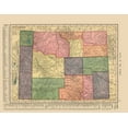 thumbnail image 2 of Hammond 18x15 White Modern Wood Framed Museum Art Print Titled - Wyoming - Hammond 1910, 2 of 4