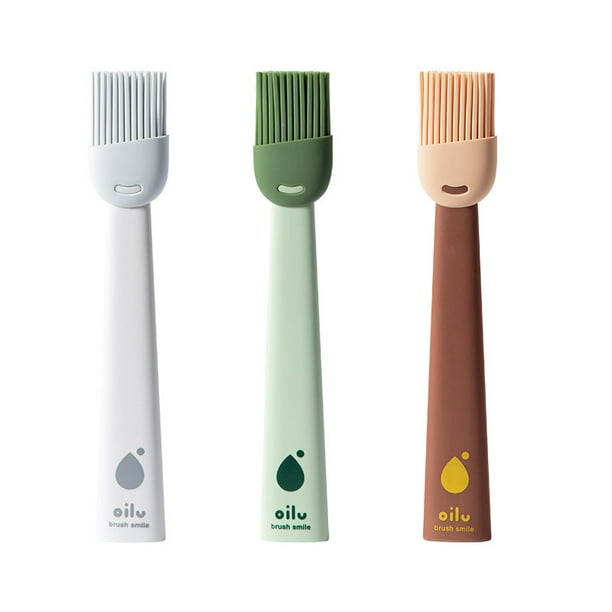 Cepillo de silicona para barbacoa, cepillos de aceite resistentes al calor para cocinar barbacoa, herramientas para hornear pasteles, cepillo para parrilla de alta temperatura