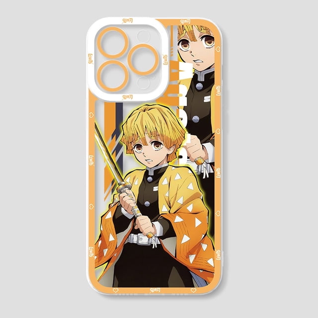Demon Slayer Cute Inosuke Nezuko Muichirou Phone Case For IPhone 16 11 12 13 14 15 Pro Max Plus XR X XS Max 8 7 6 6S PLUS Clear S7972 For iPhone 15 Plus