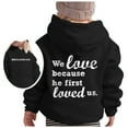 thumbnail image 4 of Teen Girl Hoodies Christian Sweatshirt Letter Print Hoodies Long Sleeves Fashion Loose Pullover Winter Clothes Hoodies for Teens 10-11 Years, 4 of 4
