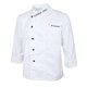 thumbnail image 4 of Ropa de manga larga de un pecho unisex Uniforme Abrigo de Blanco Sunnimix Chaqueta de chef para hombre, 4 of 8