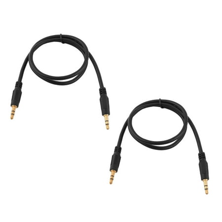 Male to Male Universal Auxiliary Audio Stereo 3.5mm Audio Cable Black ...